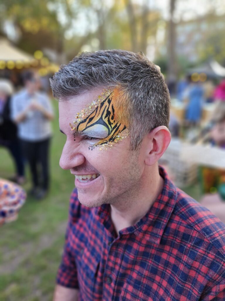Corporate Face painting London Men's Face Paint