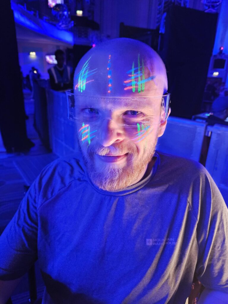 Adult face painting Men face paint Neon face paint