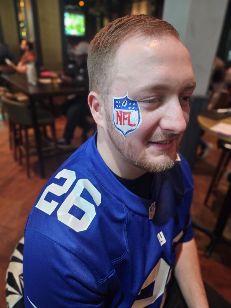 Adult face painting Men face paint