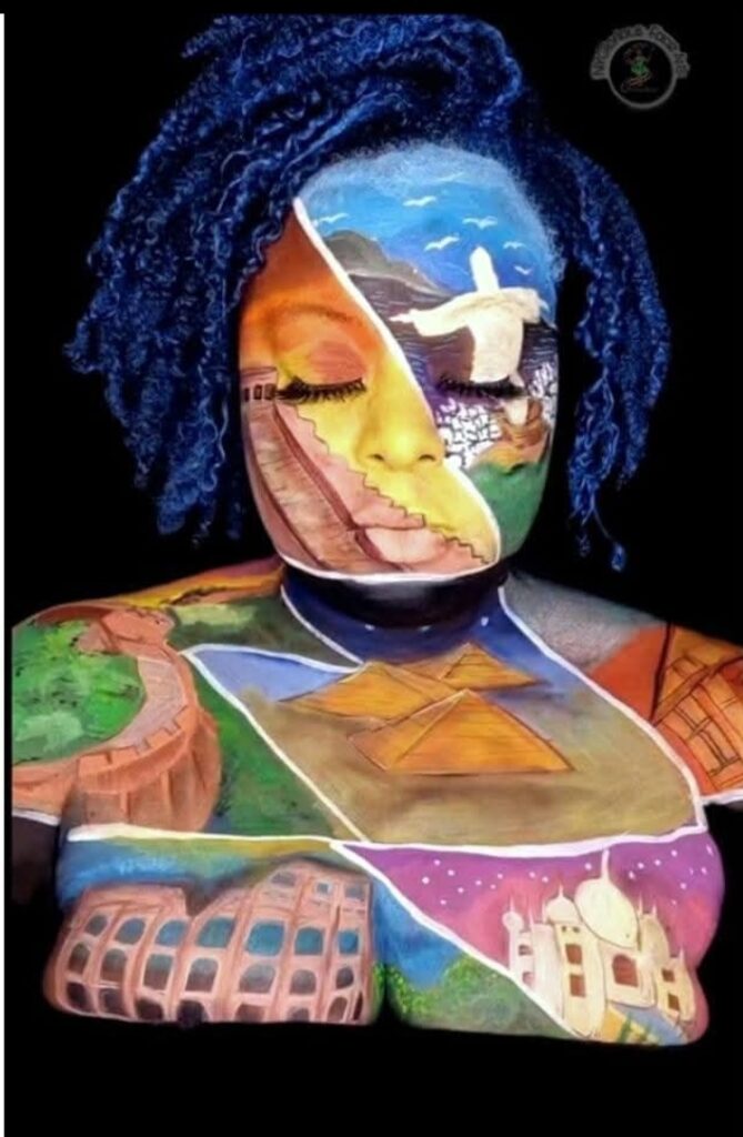 body paint body painter halloween makeup make up artist london face painter