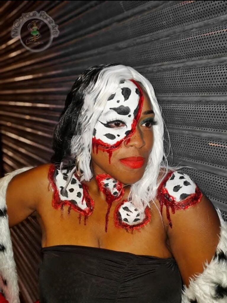 Cruella d Vil sfx blood halloween