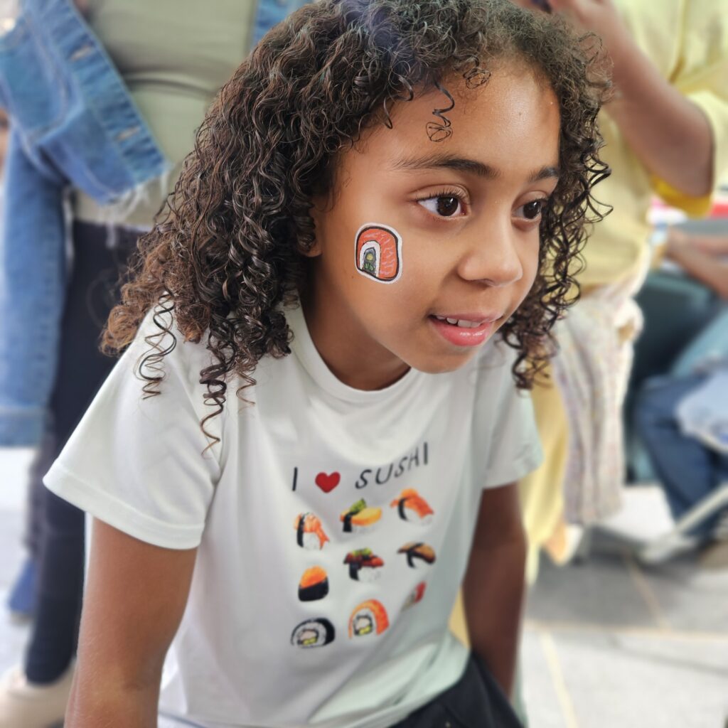 colourful kids face painting designs southwark