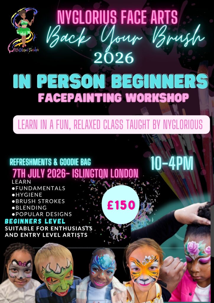 Beginners face painting training