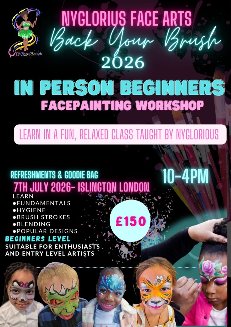 Beginners face painting training